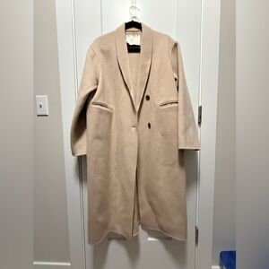 Sezane Elegant Tan Trench Coat